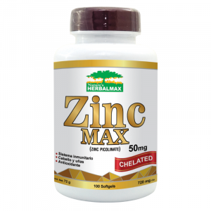 ZINC MAX CHELATED SOFTGELS 720 mg